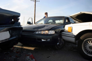 A three car accident often involves a secondary crash.