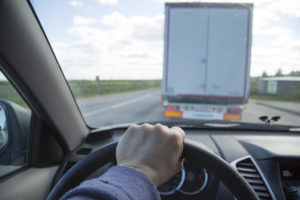 Avoiding an underride collision with a tractor trailer